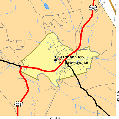 Hillsborough map