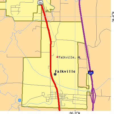 Falkville map