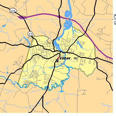 Exeter map