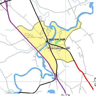 Contoocook map