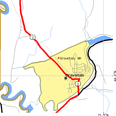 Groveton map