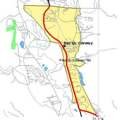 North Conway map