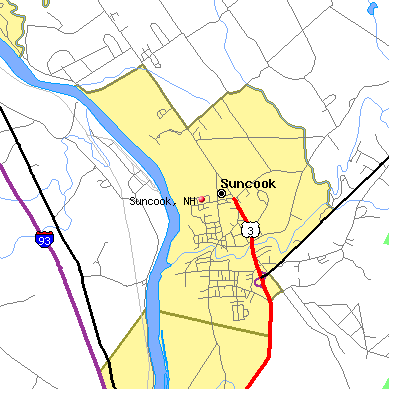 Suncook map