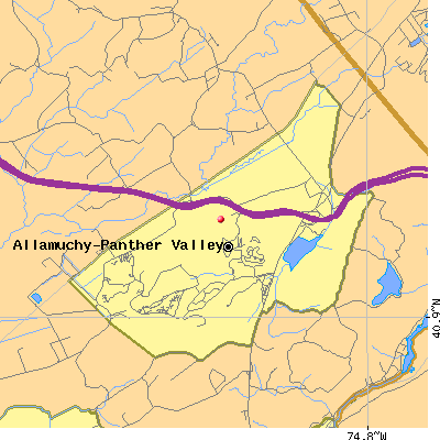 Allamuchy-Panther Valley map