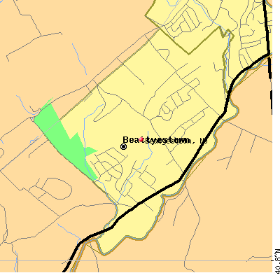 Beatyestown map