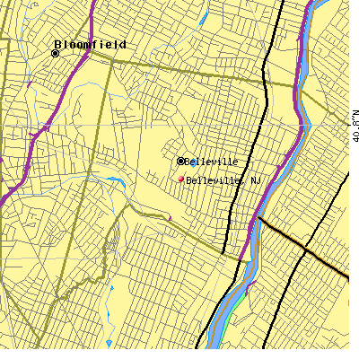 Belleville map