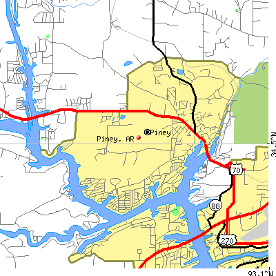 Piney map