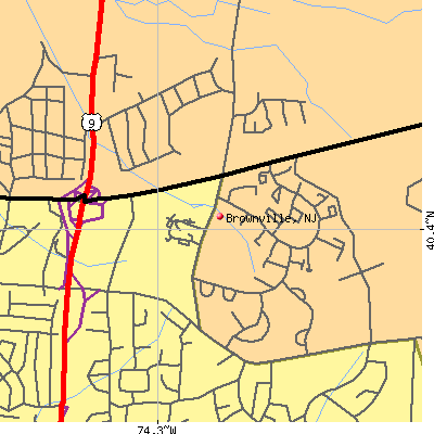 Brownville map