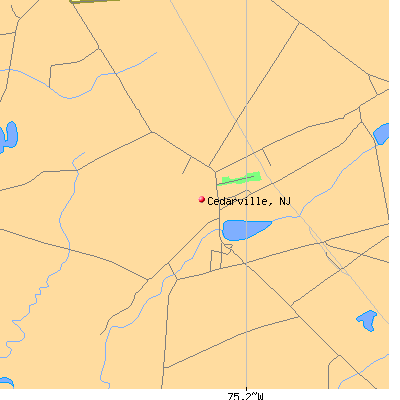 Cedarville map