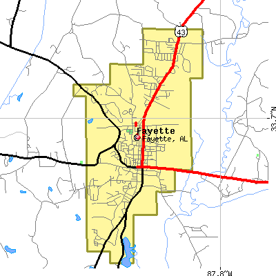 Fayette map