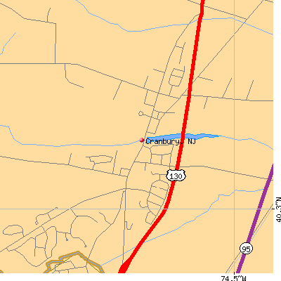 Cranbury map