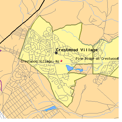 Crestwood Village map