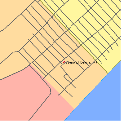 Diamond Beach map