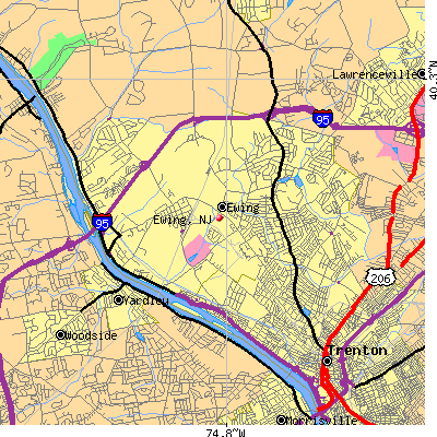 Ewing map