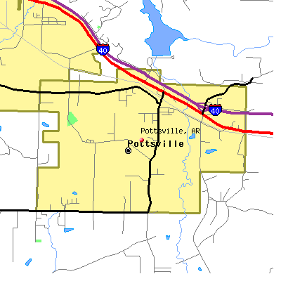 Pottsville map