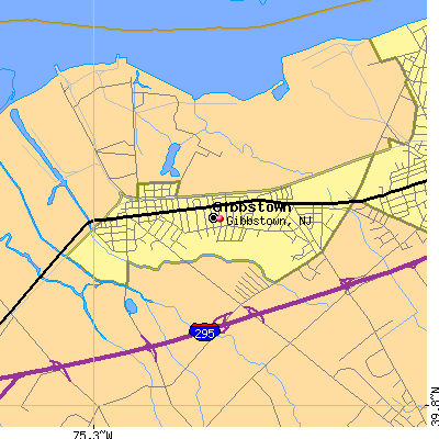 Gibbstown map