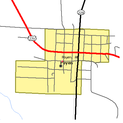 Poyen map