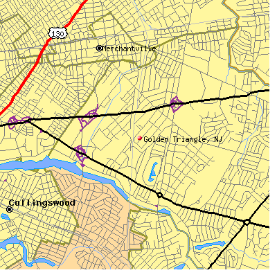 Golden Triangle map