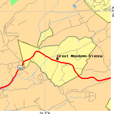 Great Meadows-Vienna map