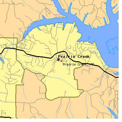 Prairie Creek map