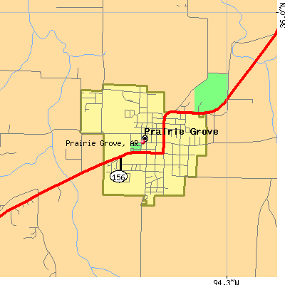 Prairie Grove map