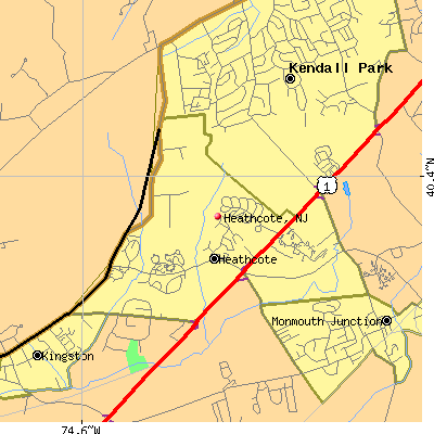 Heathcote map
