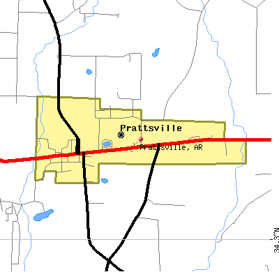 Prattsville map