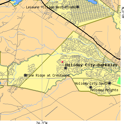 Holiday City-Berkeley map