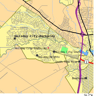 Holiday City South map