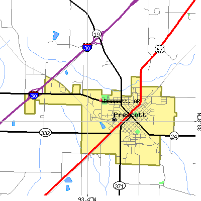 Prescott map
