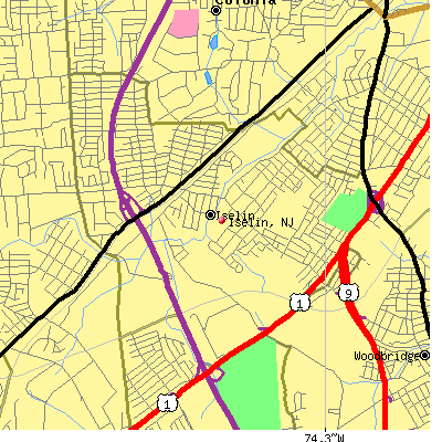 Iselin map