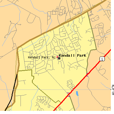 Kendall Park map