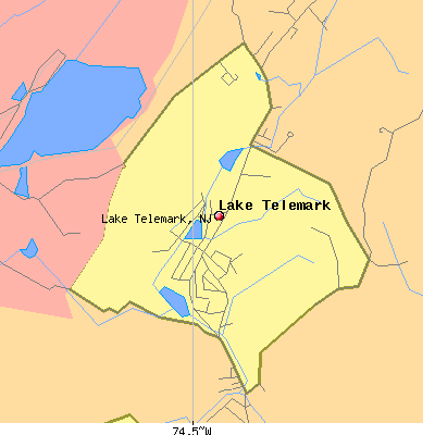 Lake Telemark map