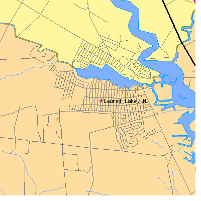Laurel Lake map