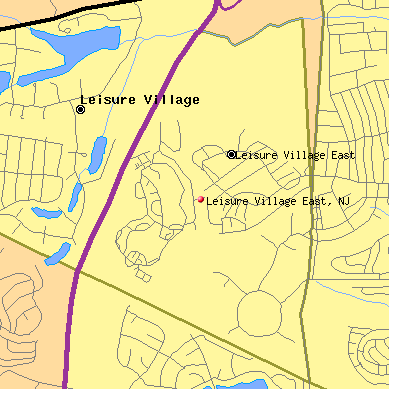 Leisure Village East map
