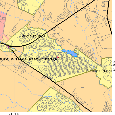 Leisure Village West-Pine Lake Park map