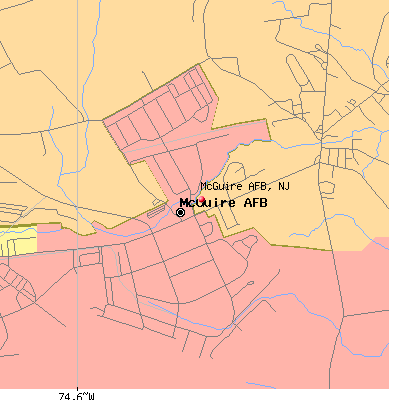 McGuire AFB map
