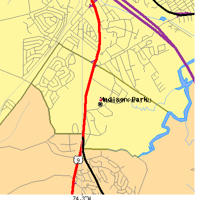 Madison Park map
