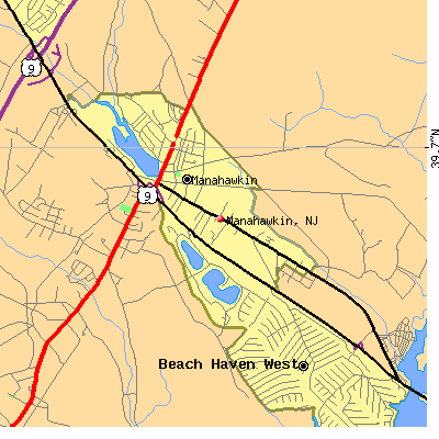 Manahawkin map