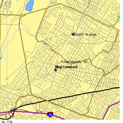 Maplewood map