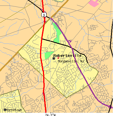 Morganville map