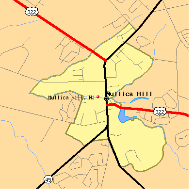 Mullica Hill map