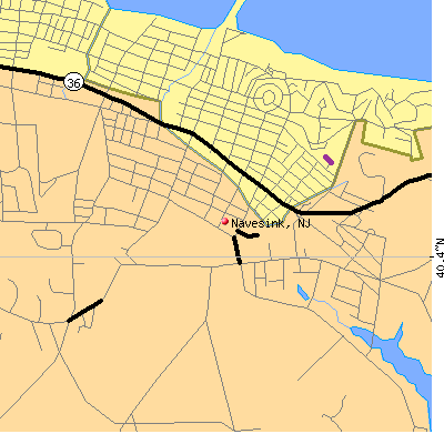 Navesink map