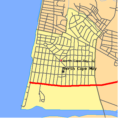North Cape May map
