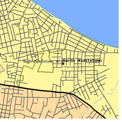 North Middletown map