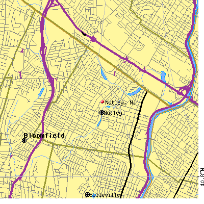 Nutley map