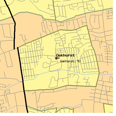 Oakhurst map