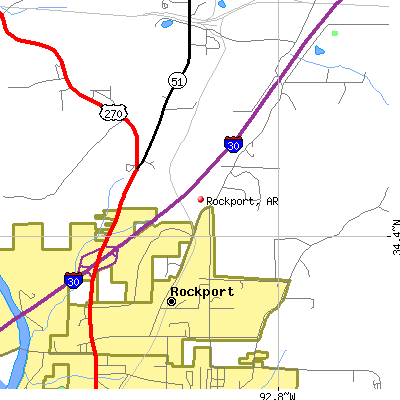 Rockport map