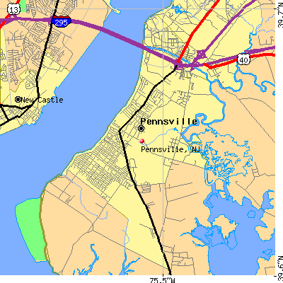 Pennsville map