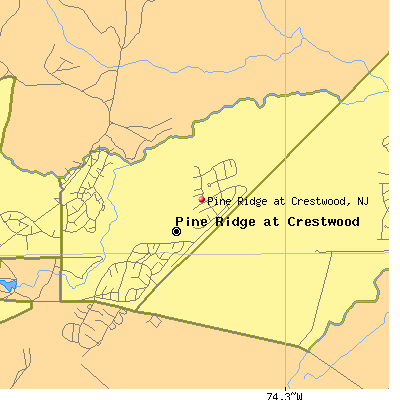 Pine Ridge at Crestwood map
